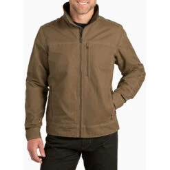 KUHL Men's Burr Jacket -Urban Layered Store 1052 burr jacket khaki front