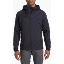 KUHL Men's The One Hoody -Urban Layered Store 1146 Ms The One Hoody Raven Front