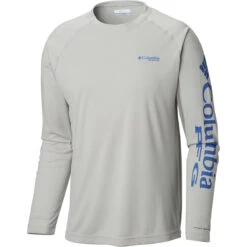 Columbia Men's PFG Terminal Tackle Heather Long Sleeve Shirt