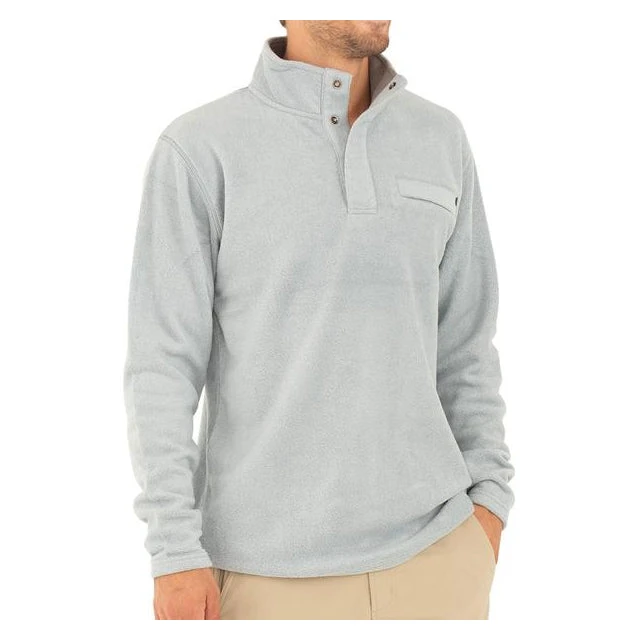 Men's Bamboo Polar Fleece Snap Pullover 1 Men's Bamboo Polar Fleece Snap Pullover