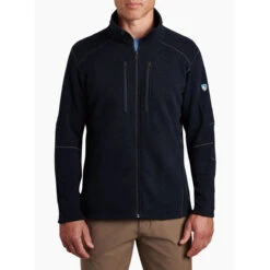 KUHL Men's Interceptr Fleece Jacket -Urban Layered Store 3183 Interceptr FZ Mutiny Blue Front
