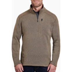 KUHL Men's Interceptr 1/4 Zip -Urban Layered Store 3185 Interceptr Qtr Zip Oatmeal Front
