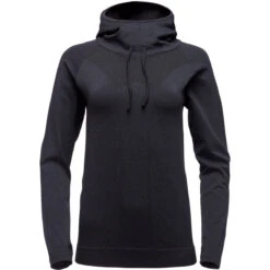 Black Diamond Women's Crux Hoody -Urban Layered Store 752120 0003 W CRUX HOODY CARBON 01