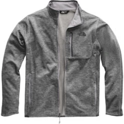 The North Face Men's Canyonlands Full Zip -Urban Layered Store Canyonlands Fz 3SO6 TNF Medium Grey Heather