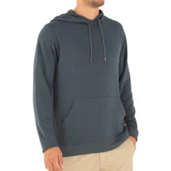 Men's Bamboo Fleece Pullover Hoody -Urban Layered Store M FleecePullover Hoody BlueDusk 1