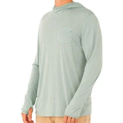 Men's Bamboo Lightweight Hoodie -Urban Layered Store M LWHoody SeaGlass 1