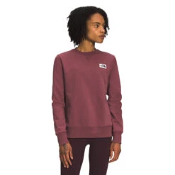 The North Face Women's Heritage Patch Crew -Urban Layered Store NF0A7UOO 6R4 hero