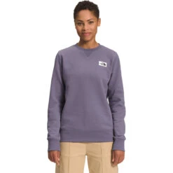 The North Face Women's Heritage Patch Crew -Urban Layered Store NF0A7UOO N14 hero