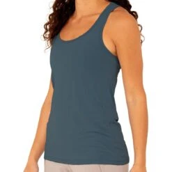 Women's Bamboo Motion Racerback Tank -Urban Layered Store Womens RacerbackTank BlueDusk 1