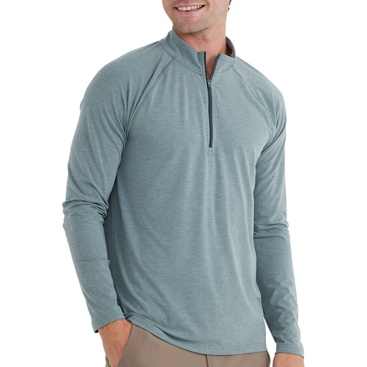 Men's Bamboo Flex Quarter Zip 2 Men's Bamboo Flex Quarter Zip - Image 2