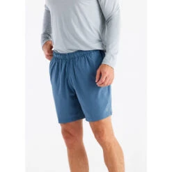 Men's Lined Breeze Short - 7.5" -Urban Layered Store lined breeze short pacific blue men 1